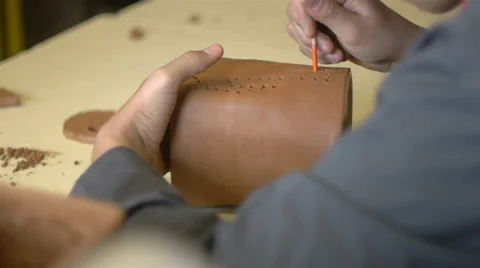 Handicraft pottery Stock Footage 62473785