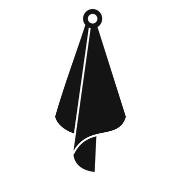 Handkerchief icon simple vector. Napkin towel Stock Illustration