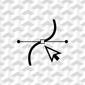 Handle and anchor icon Ilustração Stock