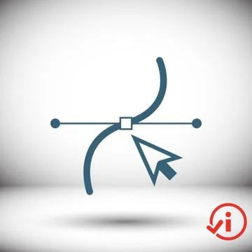 Handle and anchor icon Illustration