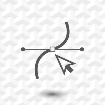 Handle and anchor icon Illustration