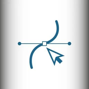 Handle and anchor icon Illustration