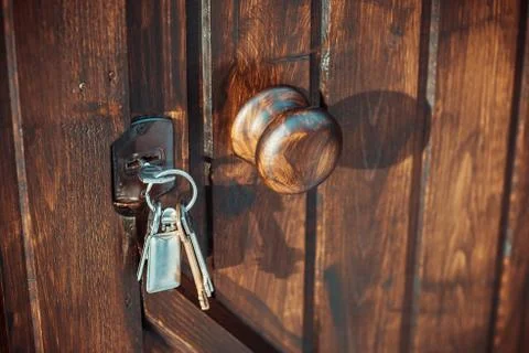 Handle and keys Stock Photos