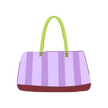 Handle beach bag cartoon vector illustration Illustration