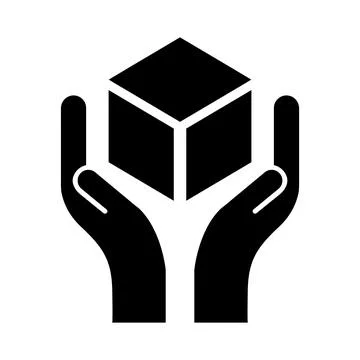 Handle with care icon. Stock Illustration