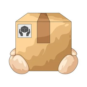 Handle with Care illustration Illustration