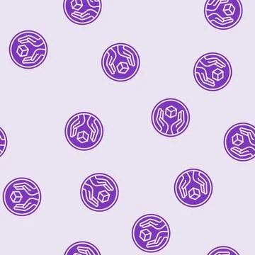 Handle with care product label warning glyph seamless pattern Stock Illustration