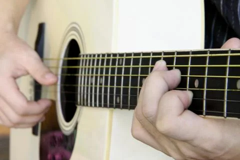 Handle chords guitar Stock Photos