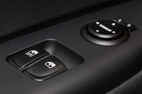 Handle on the door, car window control panel Фото