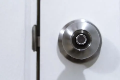 Handle on door Stock-Fotos