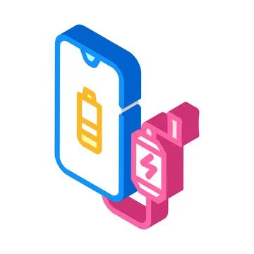 Handle electrical generator isometric icon vector illustration Illustrazione stock