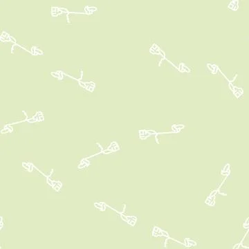 Handle lawn mower line seamless pattern 库存插图