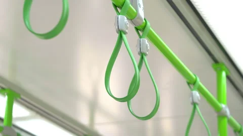 Handle on a London train in 4K Vídeo Stock 88117110