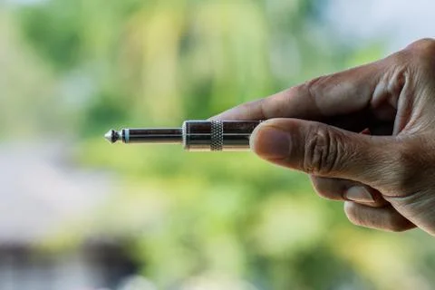 Handle mic jack. Stock Photos