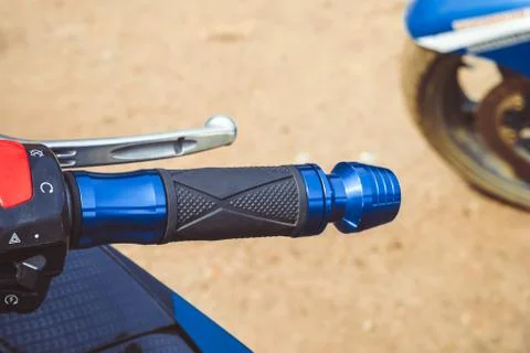 The handle of the motorcycle Photos