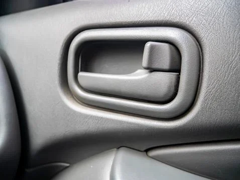 The handle to open the door of the car from the inside. Photos