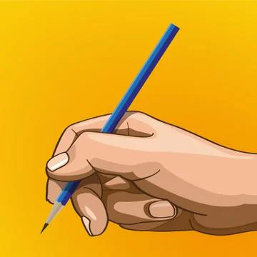 Handle pencil Stock Illustration
