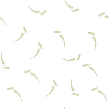 Handle pot cooking glyph vector seamless pattern Illustration