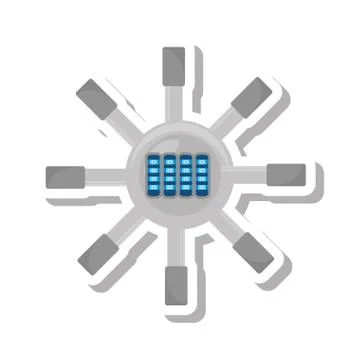 Handle safe box isolated icon イラスト素材