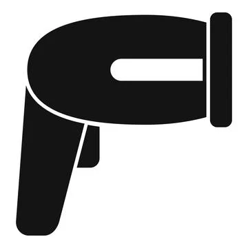 Handle scan device icon simple vector. Check ticket Stock Illustration