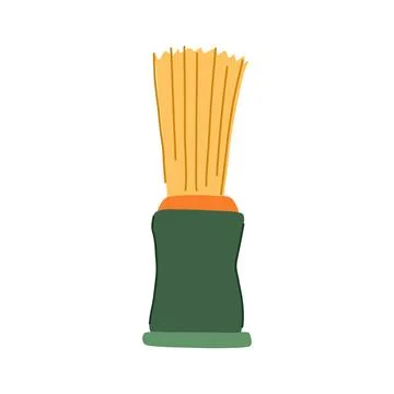 Handle shaving brush cartoon vector illustration Illustration