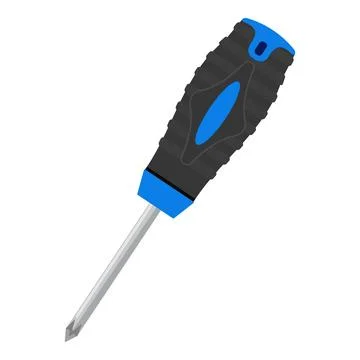 Handle tool screwdriver icon cartoon vector. Trade home work Stock Illustration