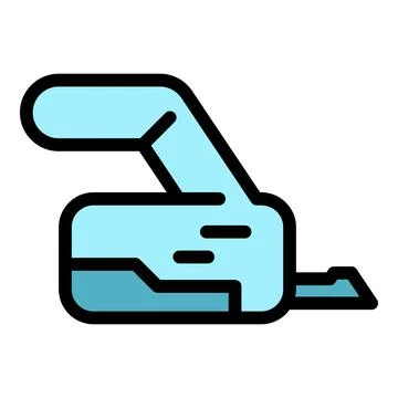 Handle trimmer icon vector flat Illustration