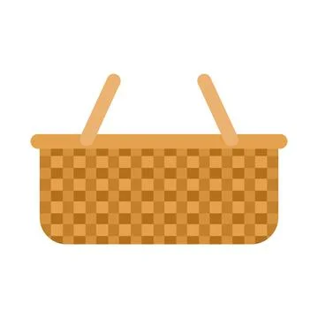 Handle wicker icon flat isolated vector Illustration