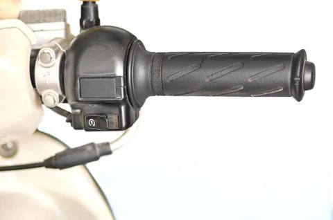 Handlebar motorcycle Stock Photos