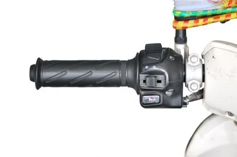 Handlebar motorcycle Stock Photos