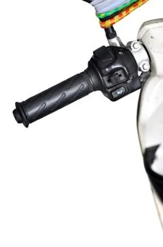 Handlebar motorcycle Stock Photos