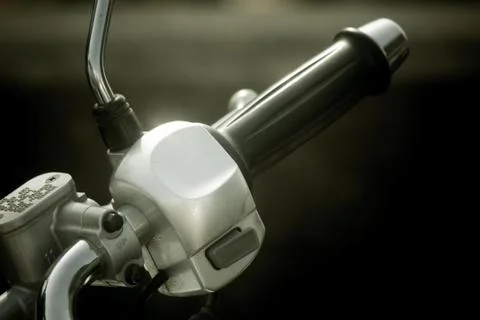 Handlebars motorcycle Stock Photos
