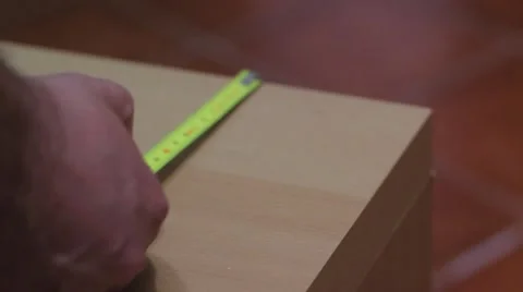 Handled Tape Measure Vídeo Stock 41405104