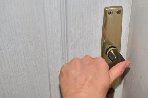 Handler with a hand on it Stock Photos