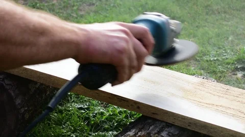 Handles board sander Stock Footage 116477715