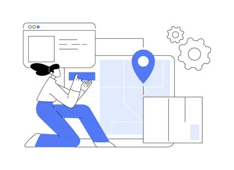 Handling and order processing abstract concept vector illustration. Illustration