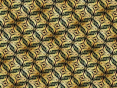 Handmade abstract textured seamless pattern illustration image Stock Illustration