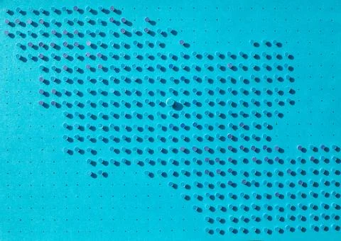 Handmade blue paper cut dot background. Pop art and comic concept. Stock Photos