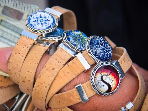 Handmade Bracelets Foto stock