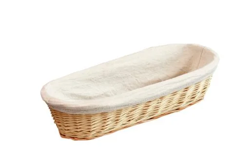 Handmade bread basket Stock Photos