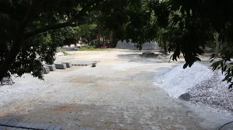 Handmade brick production Stock Footage 52374228