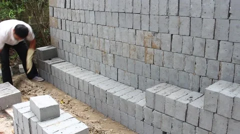 Handmade brick production Stock Footage 52375340