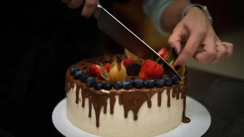 Handmade cake Stock Photos