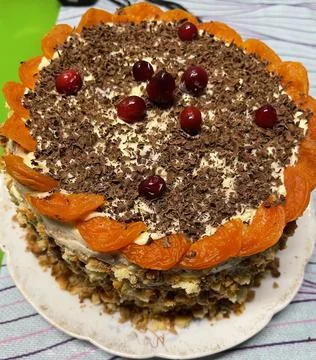 Handmade cake Stock Photos