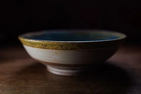 Handmade ceramic bowl empty Photos