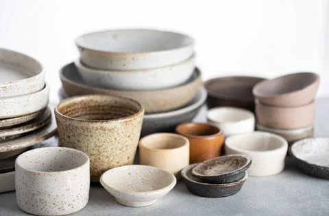 Handmade ceramics Stock Photos