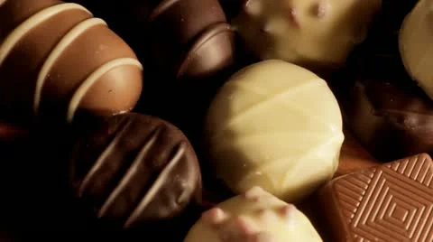 Handmade chocolates Stock Footage 20434448