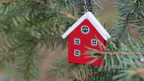 Handmade Christmas Tree Ornaments Stock Footage 322765403
