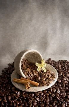 Handmade coffee cup Stock Photos