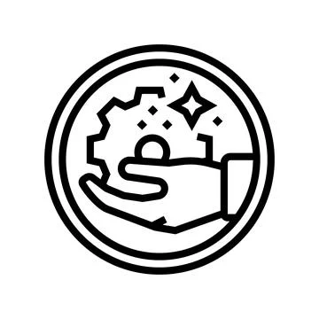 Handmade cosmetic line icon vector illustration Ilustración de archivo